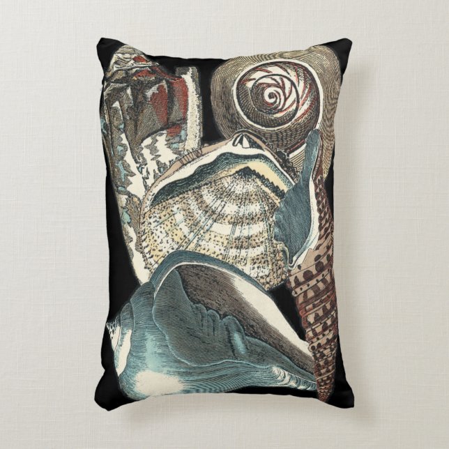 Seashell Anthology Accent Pillow (Front(Vertical))