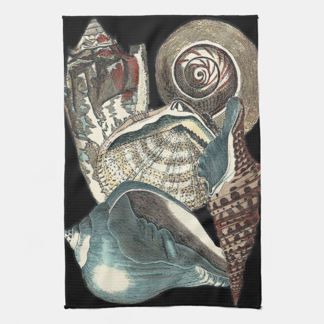 Seashell Anthology Kitchen Towel (Vertical)