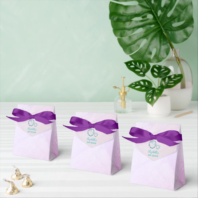 Seashell Baby Shower Favor Box (Multiple)