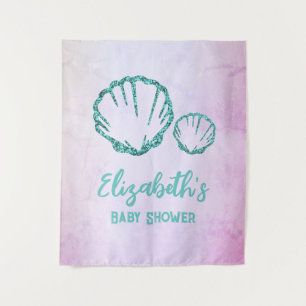Seashell Baby Shower Tapestry