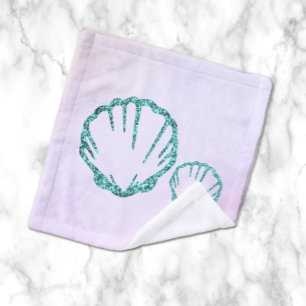 Seashell Baby Shower Wash Cloth