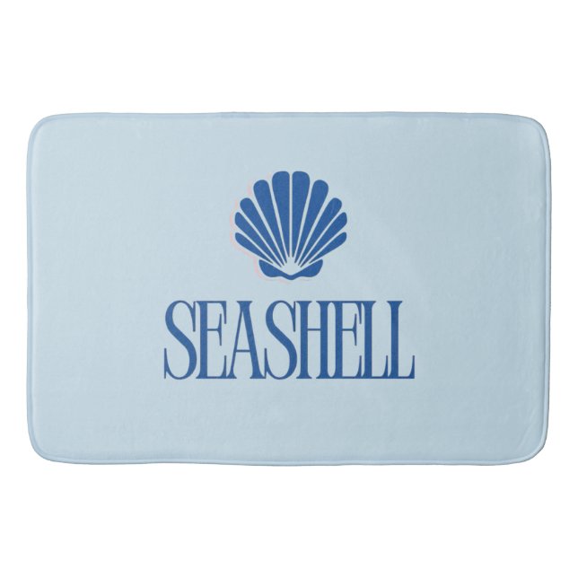 Seashell Bath Mat (Front)