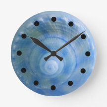 Seashell Bath Set Wall Clock