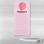 Seashell Beach Ocean Custom Grocery TO-Do List  Magnetic Notepad<br><div class="desc">Make your shopping lists in style with this customizable grocery shopping or to-do list notepad. Change the text to suit your needs. Keep or delete the lines too. Check my shop for more!</div>