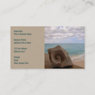 Seashell   Beach Paradise Business Card