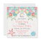 Seashell Beach Party Invitations