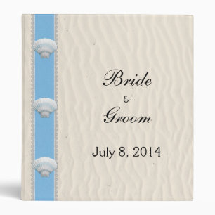 Seashell Beach Wedding Binder
