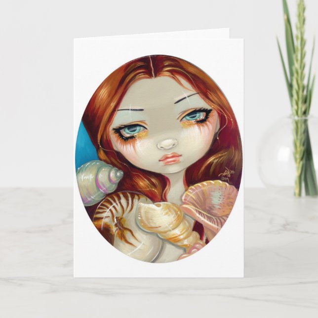 "Seashell Beauty" Greeting Card (Front)