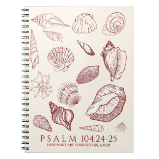 Seashell Bible Verse Notebook