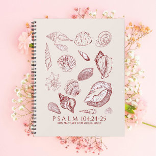 Seashell Bible Verse Notebook