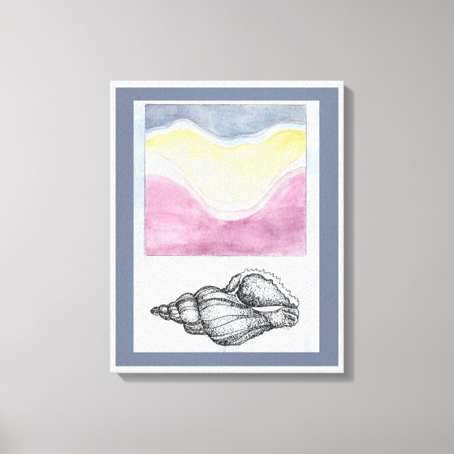 Seashell by the Seashore Canvas Print (Front)
