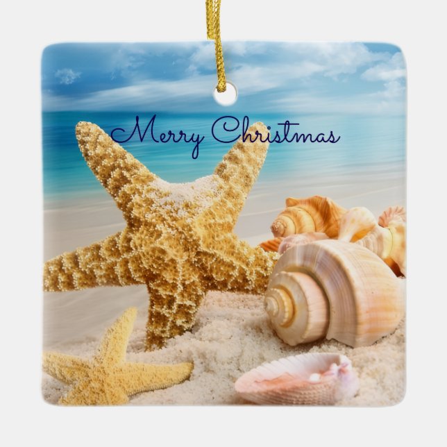 Seashell Christmas Ornament (Front)