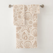Seashell Coastal Nautical Boho Beach Neutral Cream
