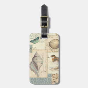 Seashell Collage Luggage Tag