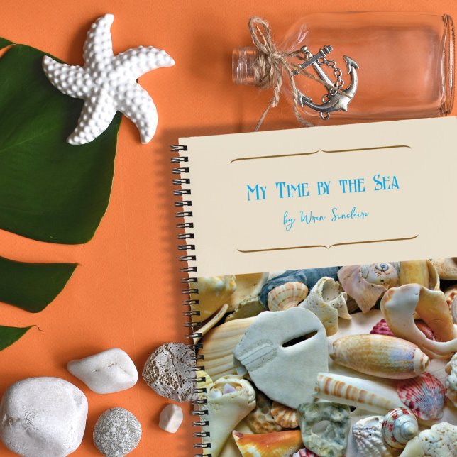 Seashell Collection Personalized Beachcombers Notebook (Creator Uploaded)