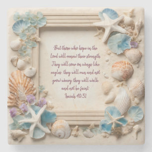 Seashell Dreams Frame  Stone Coaster