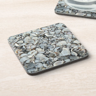 Seashell Drift Coastal Mix Coaster