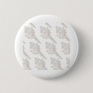 Seashell elegant pattern 2 inch round button