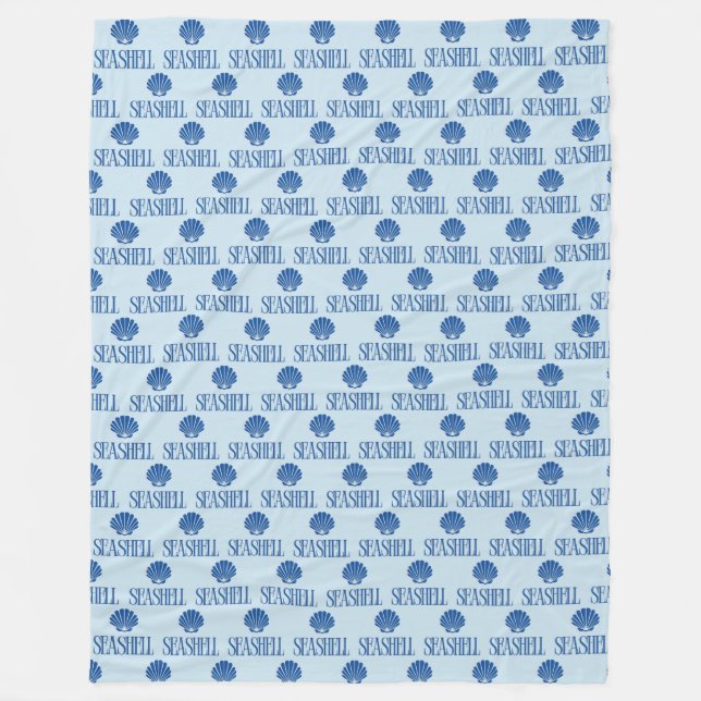 Seashell Fleece Blanket (Front)
