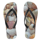 Seashell Flip Flops