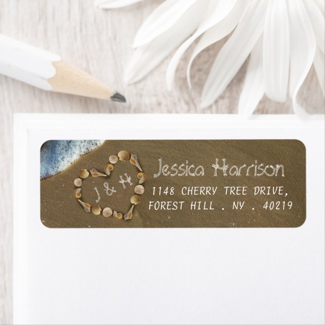 Seashell Heart Beach Bridal Shower (Insitu)