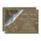Seashell Heart Beach Wedding Shower Invitations