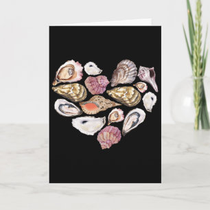 Seashell Heart Summer Vibes Beach Cruise Vacation  Card