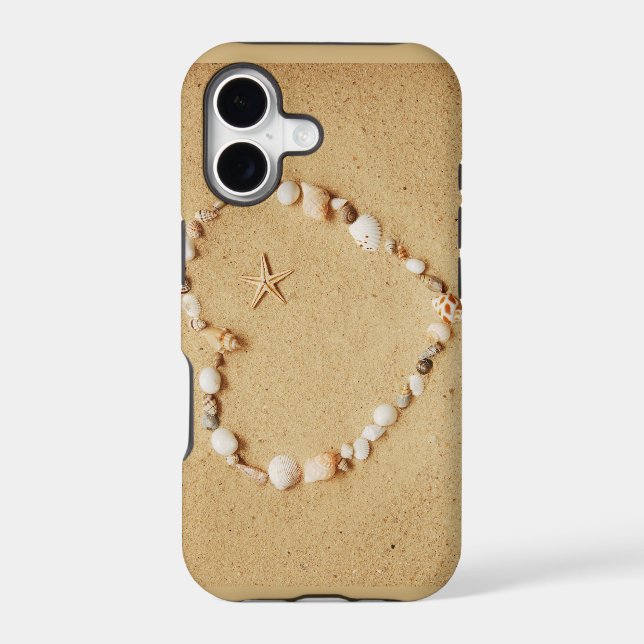 Seashell Heart with Starfish (Back)