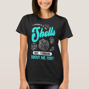 Seashell Hunter Sea Shell Collector Shelling & Bea T-Shirt
