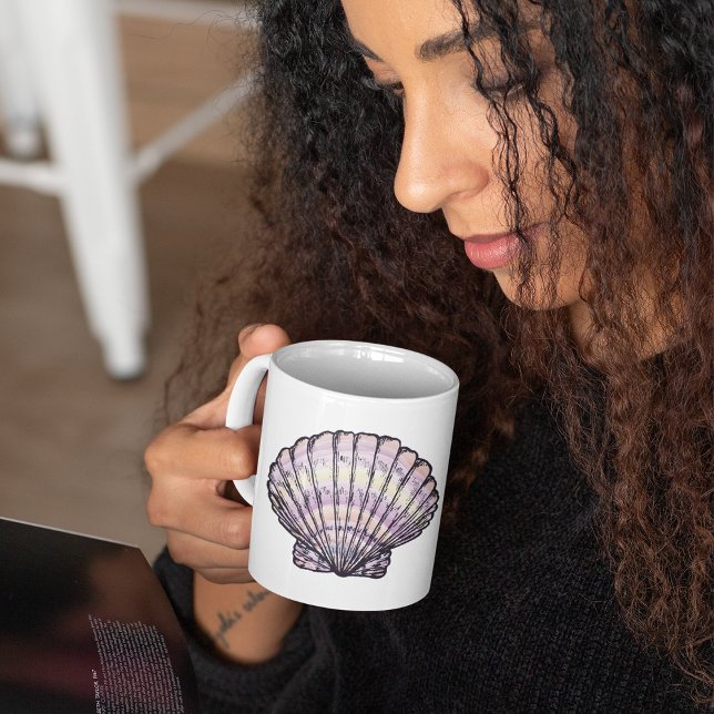 Seashell Illustration Coffee Mug (Creator Uploaded)