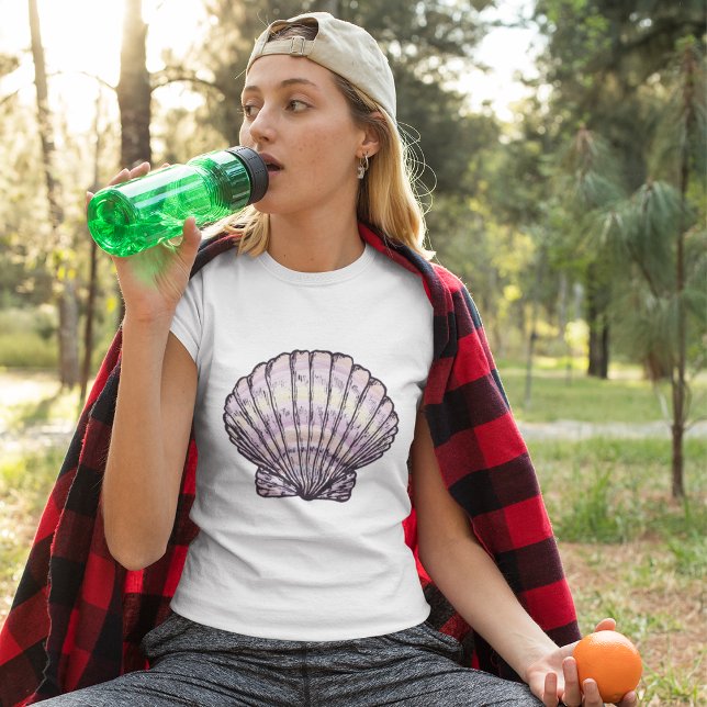 Seashell Illustration T-Shirt (Creator Uploaded)