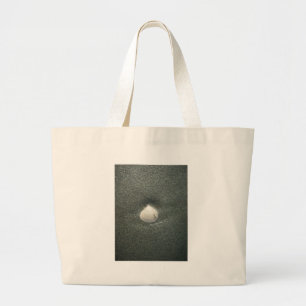 Seashell in the Sand: A Salty Souvenir Large Tote Bag