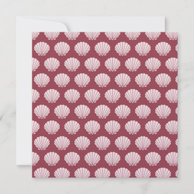 Seashell Invitation - SRF (Front)