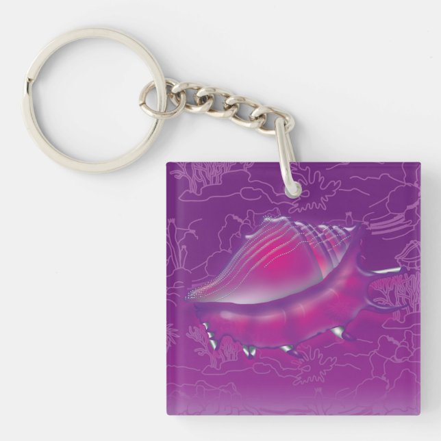 Seashell Keychain (Front)