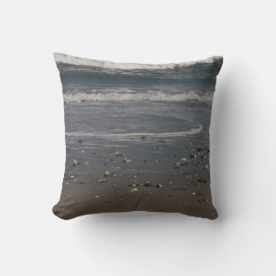 Seashell Littered Beach Pillow