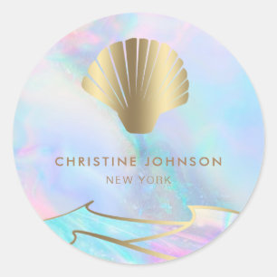 seashell logo Sticker