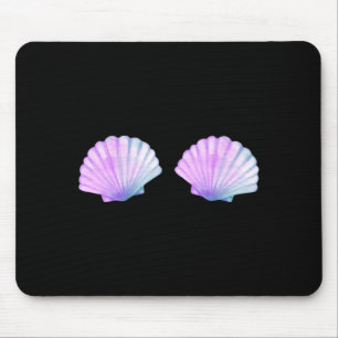 Seashell Mermaid Briere Bikini Bra Clam Shell Mouse Pad