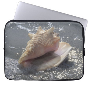 Seashell On Beach   Sanibel Island, Florida Laptop Sleeve