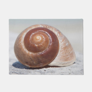 Seashell On Beach   St. Petersburg, Fl Doormat