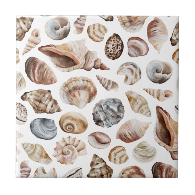 Seashell pattern tile (Front)