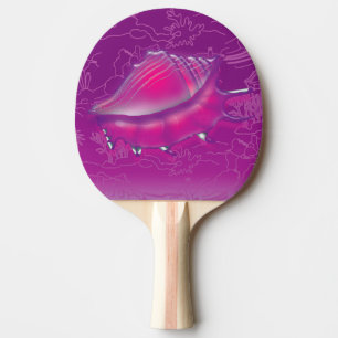Seashell Ping Pong Paddle