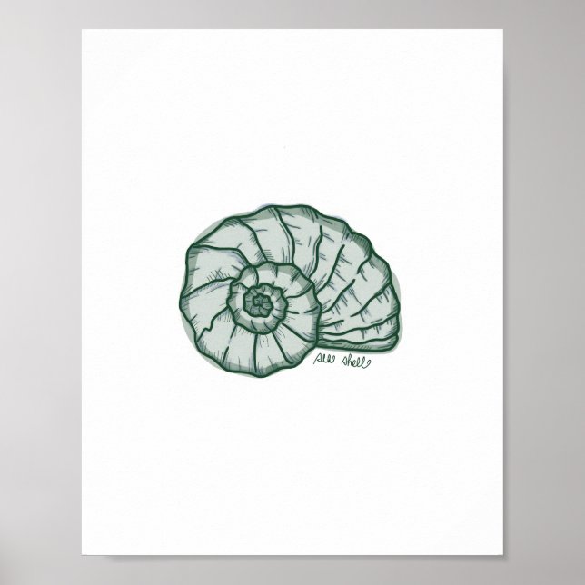 Seashell print (Front)