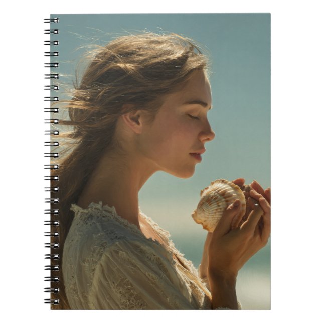 Seashell Serenity Ocean Notebook (Front)