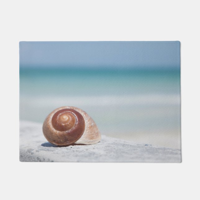Seashell | St. Petersburg, Florida Doormat (Front)