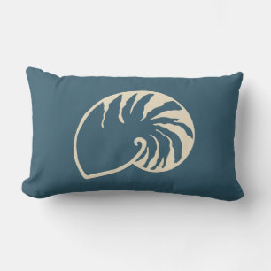 Seashell Starfish Beach Nautical Pillow