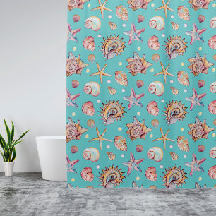Seashell & Starfish Pattern beach vibes 