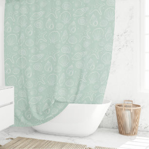 Seashell Summer Coastal Nautical Boho Beach Mint