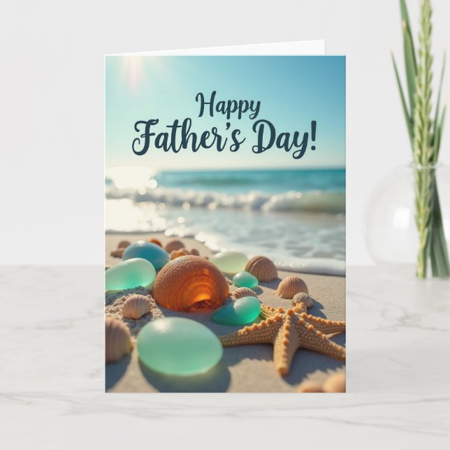 Seashell Sweet Fathers Day Card (Front)