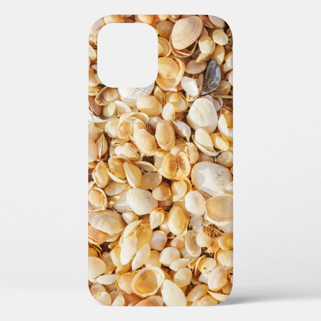 Seashell textured summer beach background. Case-Mate iPhone case (Back)