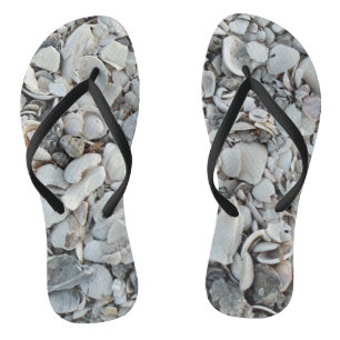 Seashell Tides Pattern Flip Flops